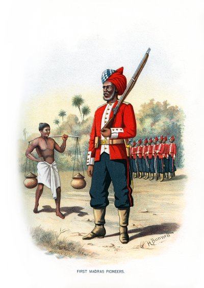 První Madras Pioneers, c1890. od H. Bunnett