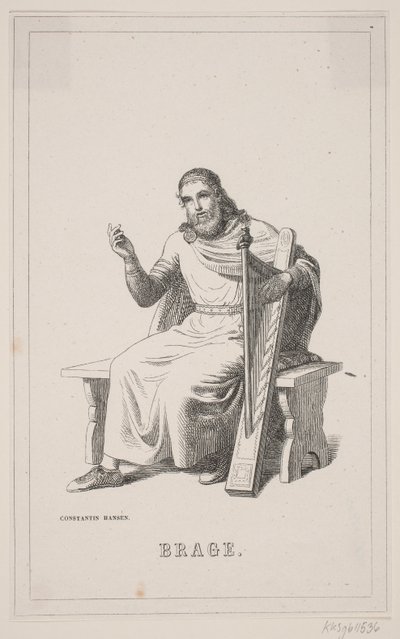 Výbuch. Ilustrace k Fabriciusovým dějinám Dánska 1, 128. od H. C. Henneberg