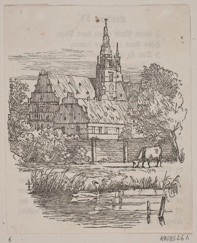 Zámek Frederiksborg od H. C. Henneberg