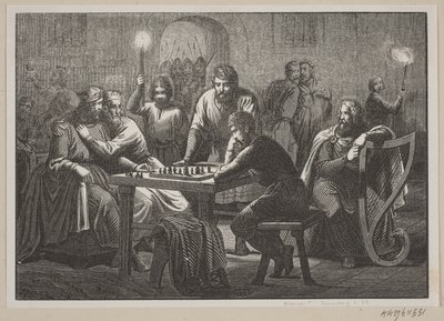 Ilustrace k Fabriciusovým dějinám Dánska. od H. C. Henneberg