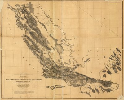 Od Sanfranciského zálivu po pláně Los Angeles: od průzkumů a průzkumů od H.; Davis Custer