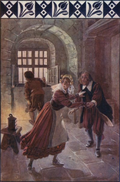 "Dnes v devět večer," řekla mu (barva lito) od H. Delaspre