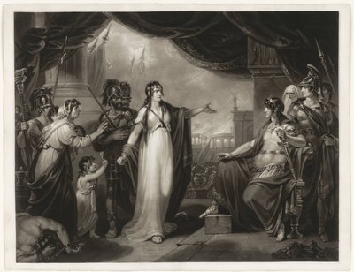 Timoclea voor Alexander Timoclea předveden před Alexandra (titul na předmětu) od H. Gillbank