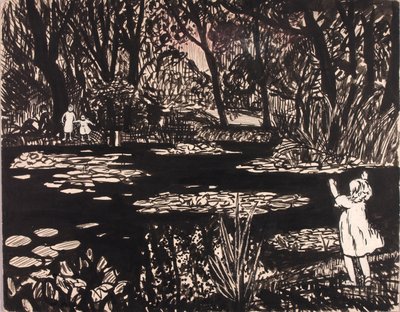 Bez názvu (Lily Pond) od H. Lyman Sayen