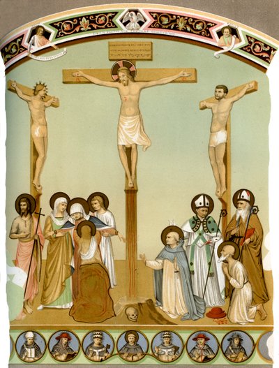 Kristus na kříži, 15. století 1849. od H Moulin