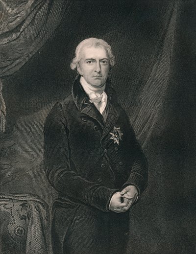 Robert Banks Jenkinson, hrabě z Liverpoolu, c1820, polovina 19. století. od H. Robinson