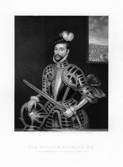 Sir William Stanley, 19. století od H. Robinson