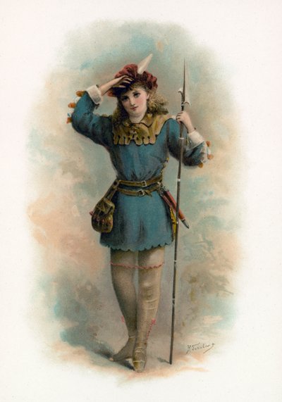 Rosalind z Jak se vám líbí od H. Saunders