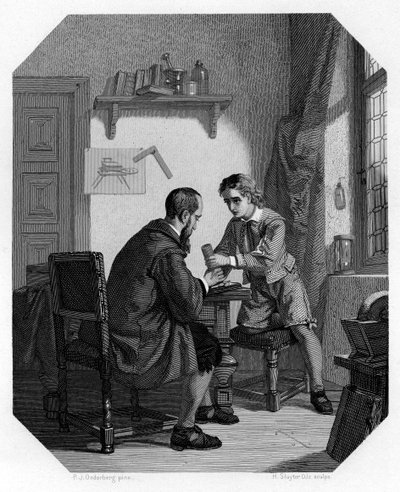 Hans Jansen a jeho syn Sacharias, c1870 od H. Sluyter