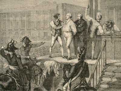 Poprava Ludvíka XVI. dne 21. ledna 1793 od H. de la Charlerie