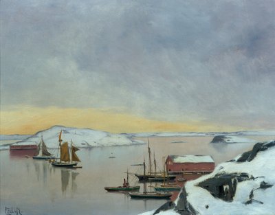 Lodě v přístavu od Haakon Kaulum