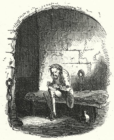 Příběh dvou měst (rytina) od Hablot Knight (1815-92) (after) Browne