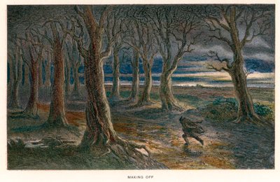 Ilustrace k filmu Malá Dorritka (barevná litografie) od Hablot Knight (1815-92) (after) Browne