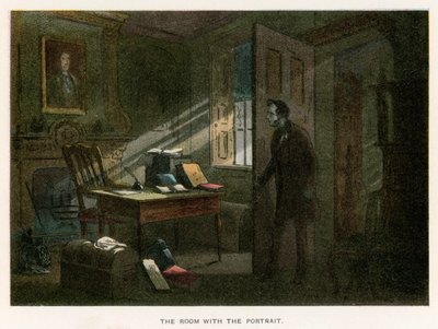 Ilustrace k filmu Malá Dorritka (barevná litografie) od Hablot Knight (1815-92) (after) Browne