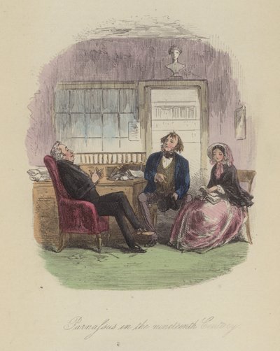 Ilustrace pro Lewis Arundel aneb The Railroad of Life od Franka E Smedleyho (barevná rytina) od after Hablot Knight Browne
