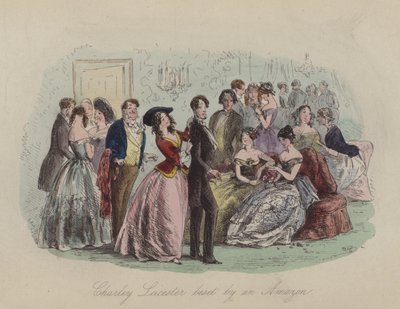 Ilustrace pro Lewis Arundel aneb The Railroad of Life od Franka E Smedleyho (barevná rytina) od after Hablot Knight Browne