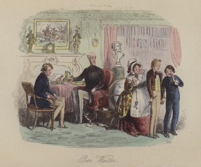 Ilustrace pro Lewis Arundel aneb The Railroad of Life od Franka E Smedleyho (barevná rytina) od after Hablot Knight Browne