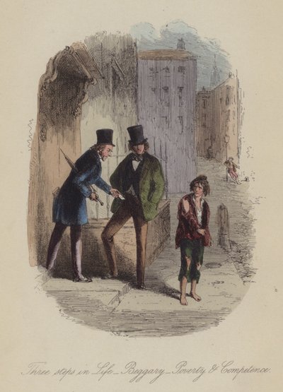 Ilustrace pro Lewis Arundel aneb The Railroad of Life od Franka E Smedleyho (barevná rytina) od after Hablot Knight Browne