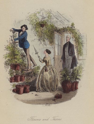 Ilustrace pro Lewis Arundel aneb The Railroad of Life od Franka E Smedleyho (barevná rytina) od after Hablot Knight Browne
