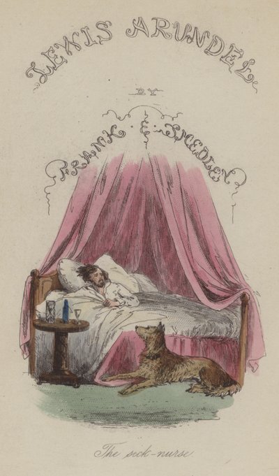 Ilustrace pro Lewis Arundel aneb The Railroad of Life od Franka E Smedleyho (barevná rytina) od after Hablot Knight Browne