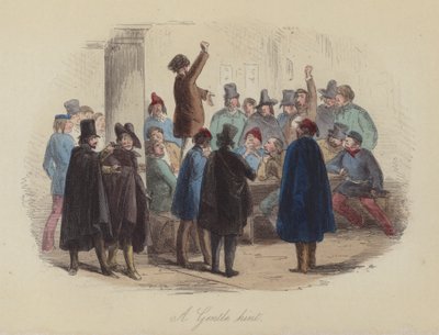 Ilustrace pro Lewis Arundel aneb The Railroad of Life od Franka E Smedleyho (barevná rytina) od after Hablot Knight Browne