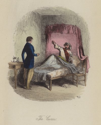 Ilustrace pro Lewis Arundel aneb The Railroad of Life od Franka E Smedleyho (barevná rytina) od after Hablot Knight Browne
