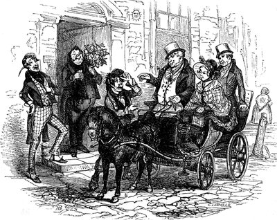 Charles Dickens „The Old Curiosity Shop“ od Hablot Knight Browne