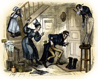 „The Old Curiosity Shop“ od Charlese Dickense od Hablot Knight Browne