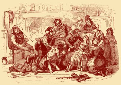 „The Old Curiosity Shop“ od Charlese Dickense od Hablot Knight Browne