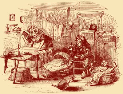 Charles Dickens „The Old Curiosity Shop“ od Hablot Knight Browne