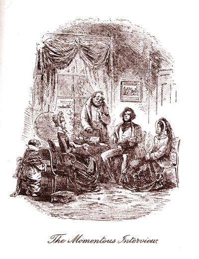 David Copperfield od Hablot Knight Browne