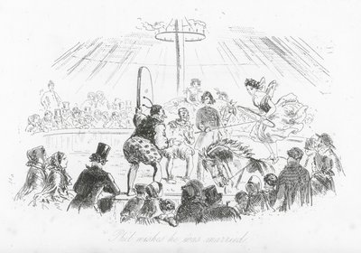 Londoner Straßen: Phil wünscht, er wäre verheiratet von Hablot Knight (1815-92) Browne