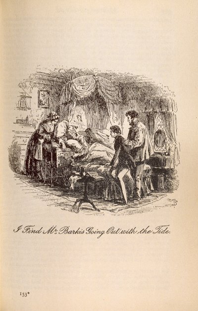 Najdu pana Barkise, jak jde s přílivem, od Davida Copperfielda od Charlese Dickense (1812-70) od Hablot Knight Browne