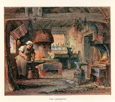 Ilustrace pro Barnaby Rudge. od Hablot Knight Browne