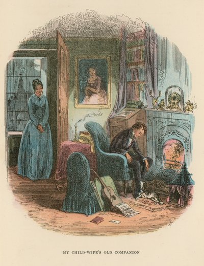 Ilustrace pro Davida Copperfielda od Hablot Knight Browne
