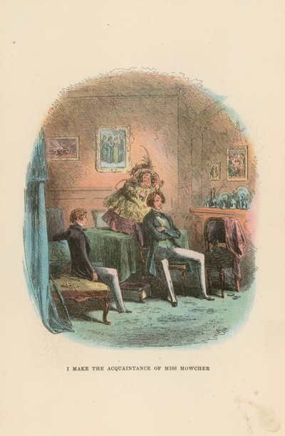 Ilustrace pro Davida Copperfielda od Hablot Knight Browne