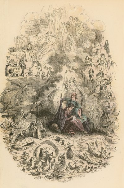 Ilustrace k filmu Dombey a syn od Hablot Knight Browne
