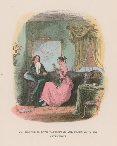 Ilustrace k filmu Martin Chuzzlewit od Hablot Knight Browne