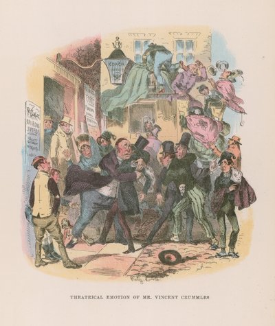 Ilustrace pro Nicholase Nicklebyho od Hablot Knight Browne