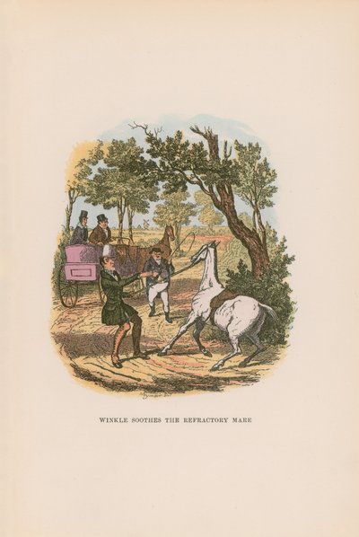 Ilustrace pro Pickwick Papers od Hablot Knight Browne