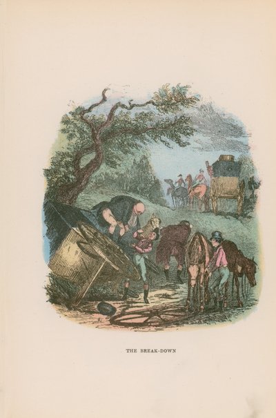 Ilustrace pro Pickwick Papers od Hablot Knight Browne