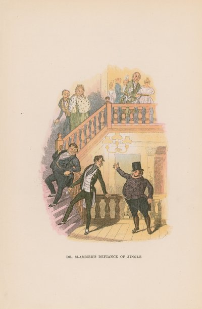 Ilustrace pro Pickwick Papers od Hablot Knight Browne