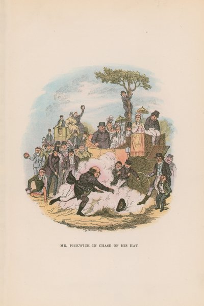 Ilustrace pro Pickwick Papers od Hablot Knight Browne
