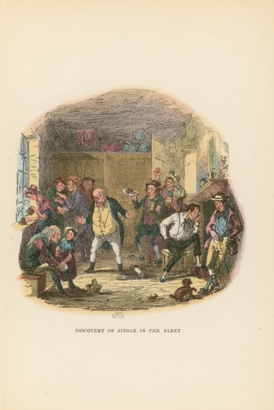 Ilustrace pro Pickwick Papers od Hablot Knight Browne