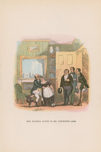 Ilustrace pro Pickwick Papers od Hablot Knight Browne