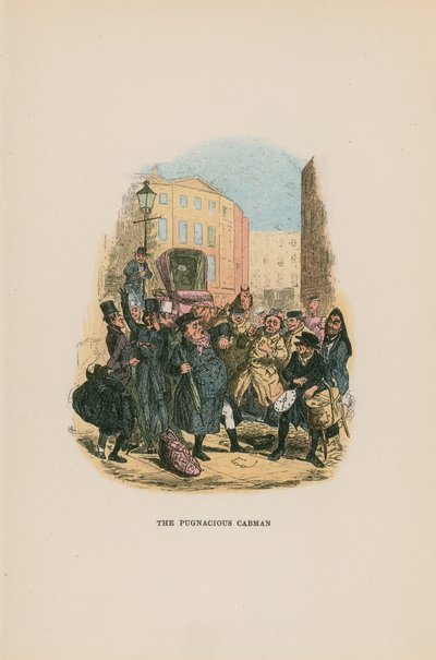 Ilustrace pro Pickwick Papers od Hablot Knight Browne