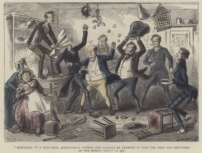 Ilustrace pro Pickwick Papers od Hablot Knight Browne