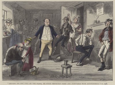 Ilustrace pro Pickwick Papers od Hablot Knight Browne