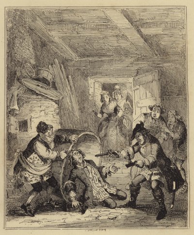 Jonathan Wild odvádí Butlera od Hablot Knight Browne