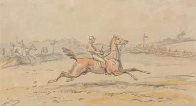 Dostih point-to-point od Hablot Knight Browne